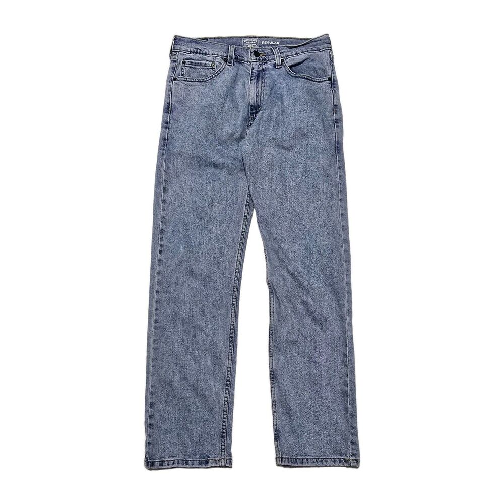 Signature by Levi Strauss & Co Men's Gold Label Regular Straight Fit Jeans Pants